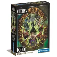Disney+ - Răufăcători puzzle de 1000 de piese cu poster - Clementoni