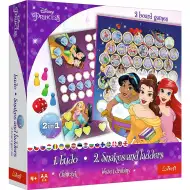 Disney+Prințese 2-în-1 joc de societate: Cine râde la urmă? și Șerpi și scări - Trefl