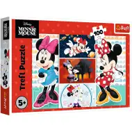 Disney: Puzzle cu 100 piese Minnie Mouse - Trefl