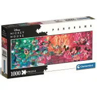 Disney clasice - Mickey Mouse disco puzzle panoramic de 1000 de piese - Clementoni