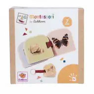 Eichhorn: Carte Montessori cu imagini de animale din lemn – Descoperă animalele prin imagini naturale - Simba Toys