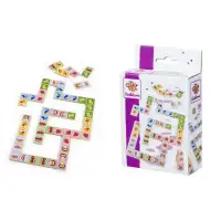 Eichhorn: Domino din lemn colorat, cu motive pentru copii - Simba Toys