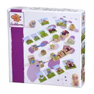 Eichhorn: Joc de lemn cu șireturi, tematică fermă, set de 13 piese - Simba Toys