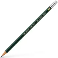 Faber-Castell: Creion grafit Castell 9000 cu radieră, B