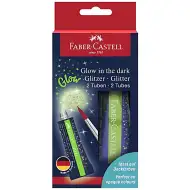 Faber-Castell: Lipici strălucitor care luminează în întuneric 2x12ml
