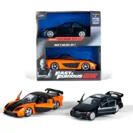Fast &amp; Furious: Seria Legacy Set model de mașini metalice Han’s Mazda RX-7 &amp; Heist Honda Civic la scară 1/32 - Jada Toys