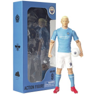 Figurină de fotbalist, 20 cm - Manchester City, Haaland în tricoul cu numărul 9
