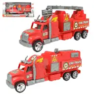 Fire Truck: Camion de pompieri cu roți de aterizare în două variante de 26cm.