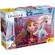Frozen 2 2-în-1 maxi puzzle de 35 de piese și carte de colorat 70x50cm - Lisciani