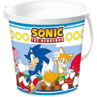 Găleată pentru nisip cu model Sonic (arici) - Mondo Toys