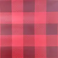 Hârtie de împachetat cu carouri roșii, 200x70 cm