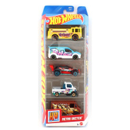 Hot Wheels Metro Sketch set de 5 mașinuțe 1/64 – Mattel