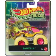 Hot Wheels Monster Trucks: Bashzilla, mașinuță care luminează în întuneric 1/64 – Mattel