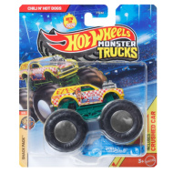 Hot Wheels Monster Trucks: Chili N’ Hot Dogs mașinuță Monster Truck 1/64 – Mattel