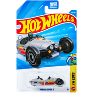 Hot Wheels: Morgan Super 3 mașinuță argintie 1/64 – Mattel