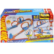 Hot Wheels: Set creator de pistă cu trei bucle - Mattel