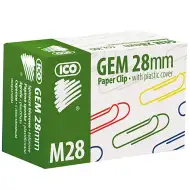 ICO: M28 agrafe de birou colorate 28 mm 100 de bucati 