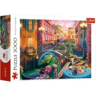 Idil de seară la Veneția, puzzle de 3000 de piese - Trefl