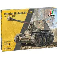 Italeri 1/35 Marder III Ausf. H Sd.Kfz.138 machetă tanc