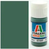 Italeri Flat Medium Green (4314AP) - Vopsea mată verde mediu pentru machete 20ml