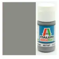Italeri Metal Flat Aluminium (4677AP) - Vopsea mată metalică argintie pentru machete 20ml