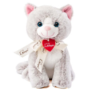 Jacqueline pisică gri de pluș 25 cm - Lumpin