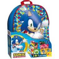 Joc de cărți Sonic în rucsac - Lisciani
