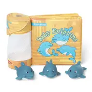 Jucărie de baie: Carte rezistentă la apă, pui de delfin - Melissa &amp; Doug