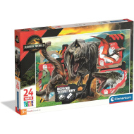 Jurassic World Maxi Super Color puzzle de 24 de piese - Clementoni