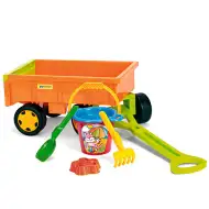 Cărucior cu set de nisip cu capacitatea de încărcare 60kg - Wader 