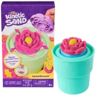 Kinetic Sand: Set de modelat cu nisip magic Floarea Fermecată Squish Blossom – Spin Master