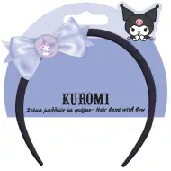 Luna: Bentita de păr cu fundă, model Kuromi