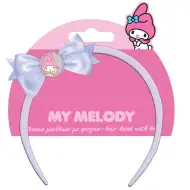Luna: Bentiță de păr cu fundiță, model My Melody