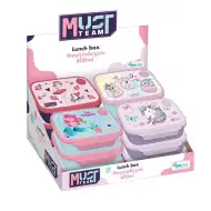 Luna: Cutie de prânz din plastic Must Team pentru fete, disponibilă în mai multe variante, 800 ml, 1 bucată