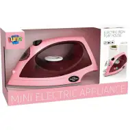 Luna: Fier de călcat electric roz Happy Family cu lumină și sunet