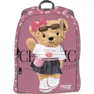Luna: Ghiozdan rotunjit Must Team Chic Style, rucsac 32x17x42 cm