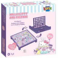 Luna: Hello Kitty 2-în-1 joc de societate – Patru la rând și Șerpi și Scări
