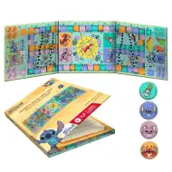 Luna: Joc de societate magnetic pliabil "Cine râde la urmă?" cu personaje Disney Stitch