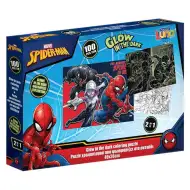 Luna: Puzzle Marvel Spider-Man cu 100 piese care luminează în întuneric