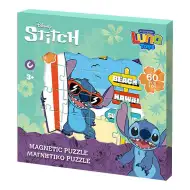 Luna: Puzzle magnetic Disney Lilo și Stitch, model, 3x20 piese