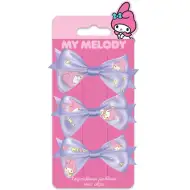 Luna: Set de 3 agrafe de păr cu fundiță My Melody
