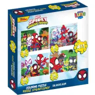Luna: Spidey 4 în 1 puzzle cu 12-15-20-24 piese