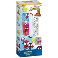 Luna: Spidey și prietenii săi uimitori - puzzle maxi cu 25 de piese și reper de înălțime de colorat