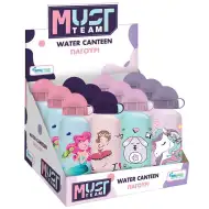 Luna: Sticlă de aluminiu pentru fete Must Team, disponibilă în mai multe variante, 500ml, 1 bucată