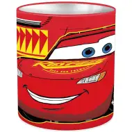 Luna: Suport metalic cilindric pentru instrumente de scris cu Lightning McQueen 10x11cm