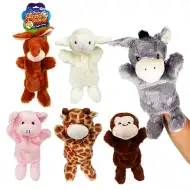 Mănușă de pluș cu animale Little Stars, disponibilă în mai multe variante, 1 buc.