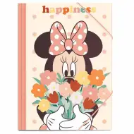 Mapă cu elastic Minnie Mouse pentru foi A4, 25x35cm