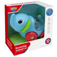 Mașină cu elefant rulând
