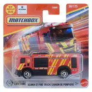 Matchbox: Camion Scania XT de pompieri, scară 1/64 - Mattel