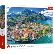 Menaggio însorit pe Lacul Como - puzzle premium de 1000 de piese - Trefl